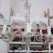 A 6 light chandelier