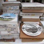 A large quantity of collector's plates including Dambusters,