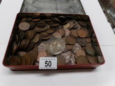 A mixed lot of coins