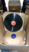 A quantity of 78 rpm records