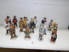 Approximately 15 Robert Harrup Doggie People/Country Companions figurines