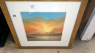 A framed and glazed artist's proof with certificate,
