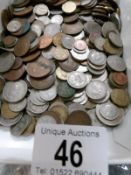 A box of UK coins