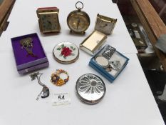 A mixed lot including compacts,