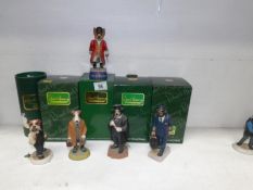 5 boxed Robert Harrup limited edition Doggie People figurines including Studio 100