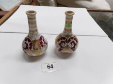A pair of early 19th century Derby vases