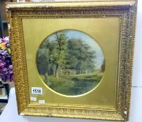 A framed and glazed Victorian oil painting by Charles Harmony Harrison,