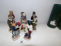 8 Robert Harrup Purrfect People figurines