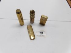 4 trench art cigarette lighters