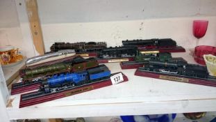 8 model trains