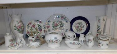 A collection of Aynsley china