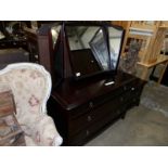 A Stag mahogany dressing table