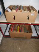 2 boxes of old annuals,