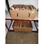 2 boxes of old annuals,