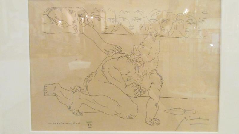 A signed print by Pablo Picasso from the Volland suite series - Image 2 of 2