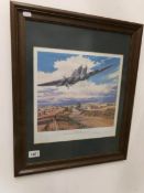 A framed and glazed signed limited edition print 'Good Morning' signed Johnnie Johnson