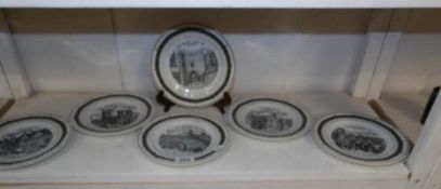 A set of 6 Lincoln limited edition 'Decor' plates