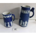 A 19th century and an Edwardian Wedgwood jugs