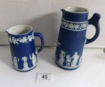 A 19th century and an Edwardian Wedgwood jugs