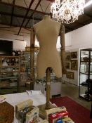 A tailor's dummy,