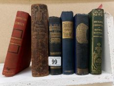 Bucklands Curiosities of Natural History and 5 other interesting books