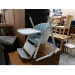 A child's metamorphic high chair