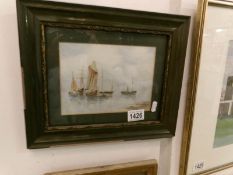 A 19th century framed and glazed marine watercolour