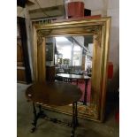A large superb quality heavy gilt framed mirror