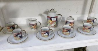 A 15 piece Japanese tea set