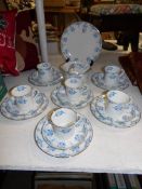 An Edwardian tea set