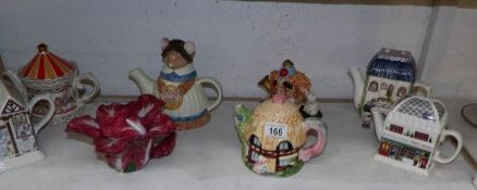 8 collector's teapots