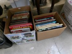 2 boxes of football books