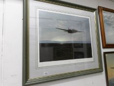 A signed framed and glazed Gerald Coulson limited edition print 'Overdue'