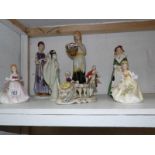 7 various figurines