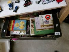 A large collection of vintage gardening and nature books