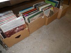 4 boxes of mainly classical LP records