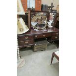 A Stag mahogany dressing table