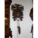 A Black Forest wall clock