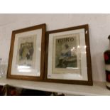 2 framed and glazed 'Koko for Hair' advertising posters