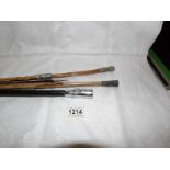 6 military swagger sticks