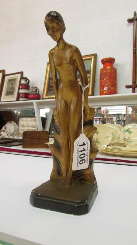 An original Art Deco plaster figurine