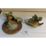 2 'Yare' pottery dragons (tail a/f on one)