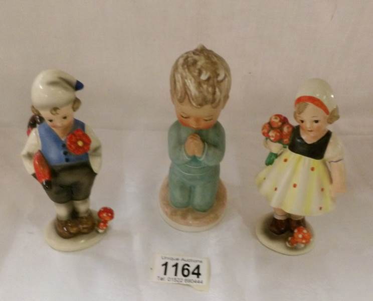 3 Goebel figurines