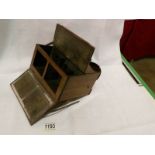 A Victorian mahogany 3D viewer,