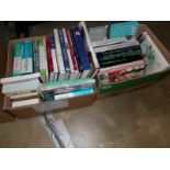 2 boxes of antique reference and cookery books