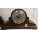 An Edwardian Westminster chime mantel clock