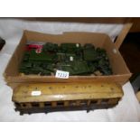 A quantity of Dinky military vehicles,