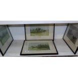 4 framed and glazed Grand National prints