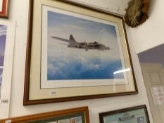 A signed framed and glaze John Young limited edition print to mark the release of Memphis Belle