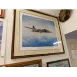 A signed framed and glaze John Young limited edition print to mark the release of Memphis Belle